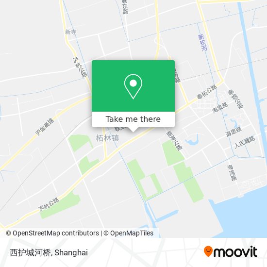 西护城河桥 map
