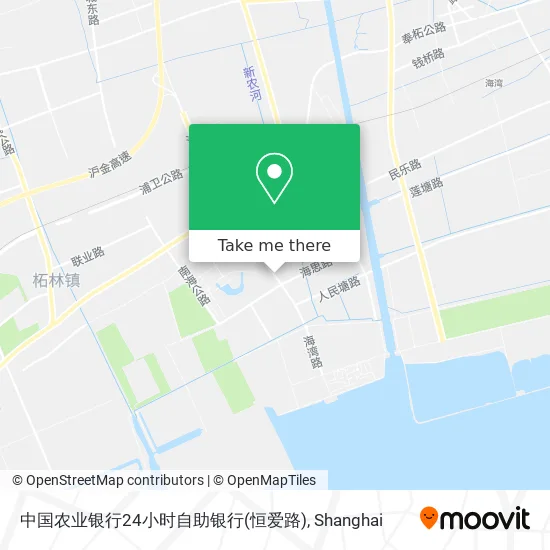 中国农业银行24小时自助银行(恒爱路) map