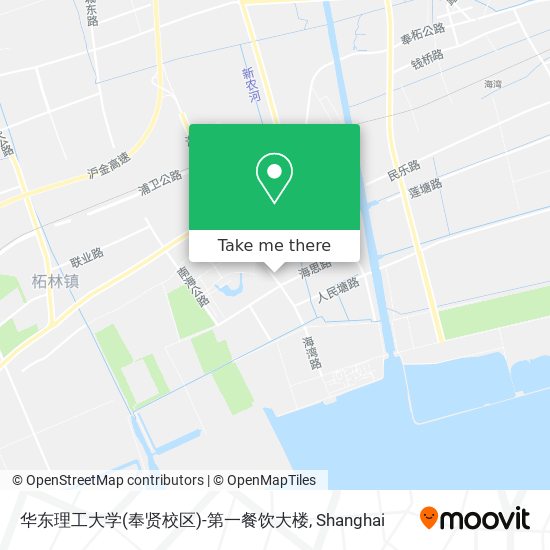 华东理工大学(奉贤校区)-第一餐饮大楼 map