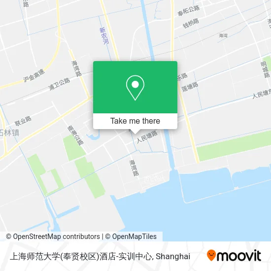 上海师范大学(奉贤校区)酒店-实训中心 map