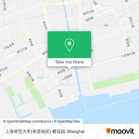 上海师范大学(奉贤校区)-樱花园 map