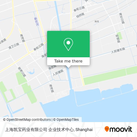 上海凯宝药业有限公司 企业技术中心 map