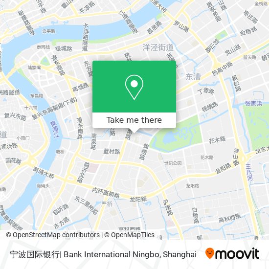 宁波国际银行| Bank International Ningbo map