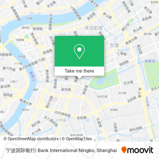 宁波国际银行| Bank International Ningbo map