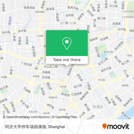 同济大学停车场国康路 map