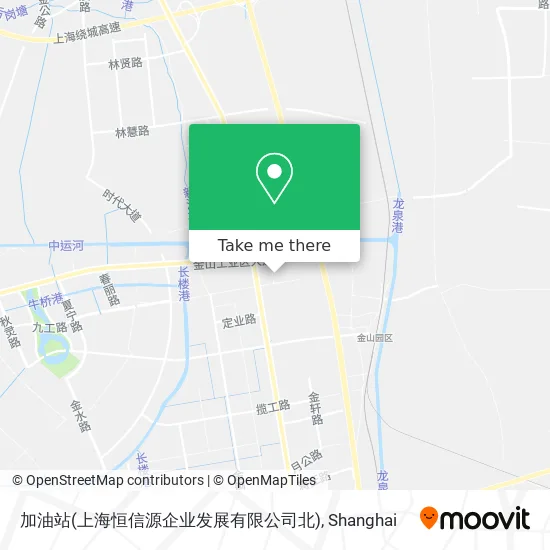 加油站(上海恒信源企业发展有限公司北) map