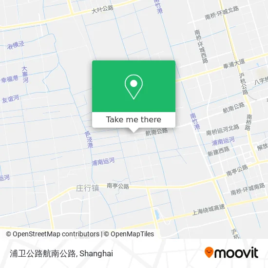 浦卫公路航南公路 map