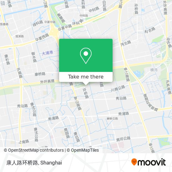 康人路环桥路 map