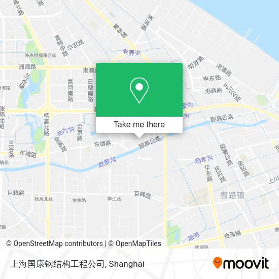 上海国康钢结构工程公司 map