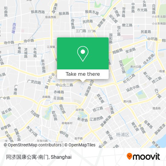 同济国康公寓-南门 map