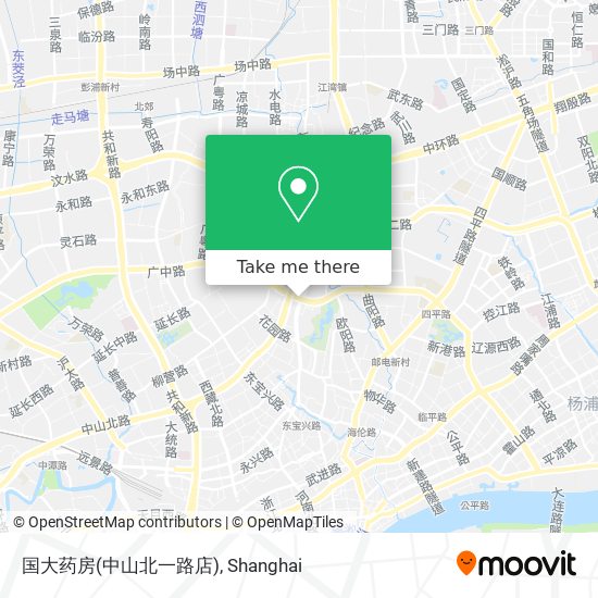 国大药房(中山北一路店) map