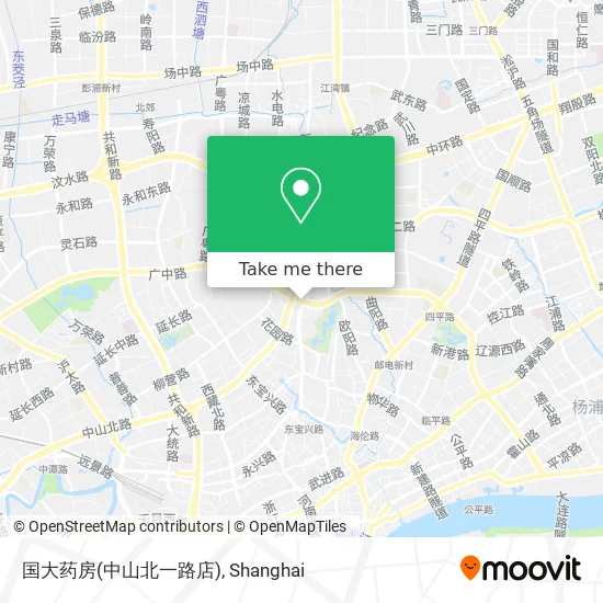国大药房(中山北一路店) map