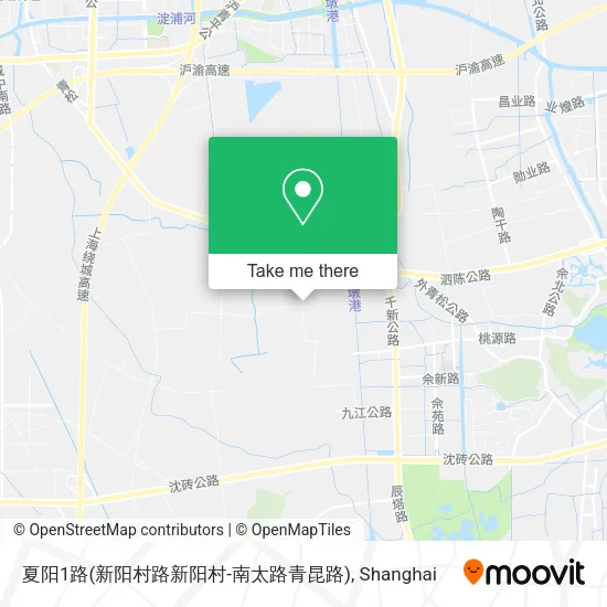 夏阳1路(新阳村路新阳村-南太路青昆路) map