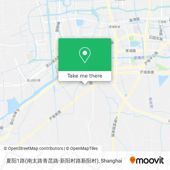 夏阳1路(南太路青昆路-新阳村路新阳村) map