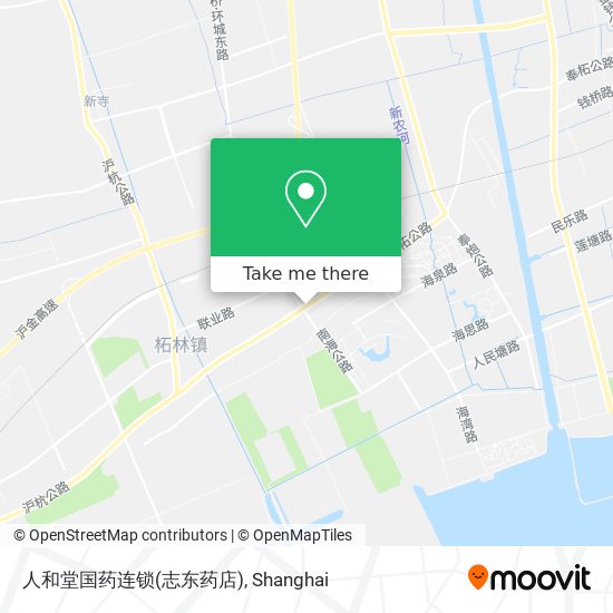 人和堂国药连锁(志东药店) map