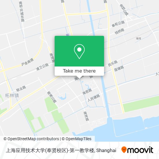 上海应用技术大学(奉贤校区)-第一教学楼 map