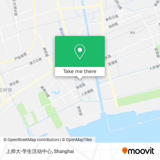 上师大-学生活动中心 map