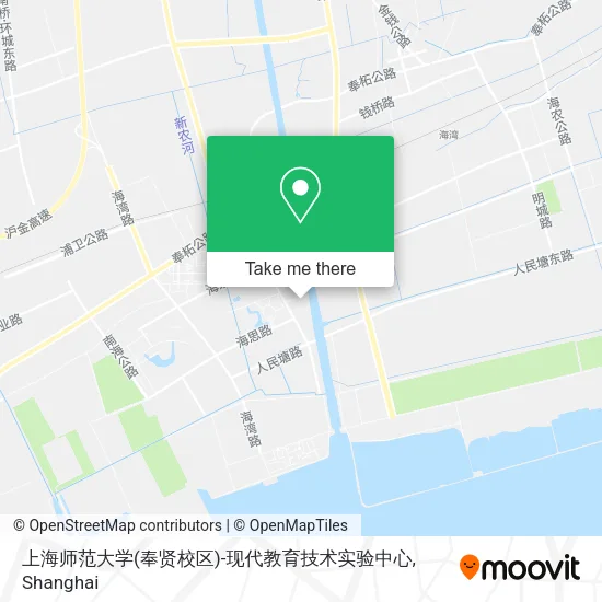 上海师范大学(奉贤校区)-现代教育技术实验中心 map