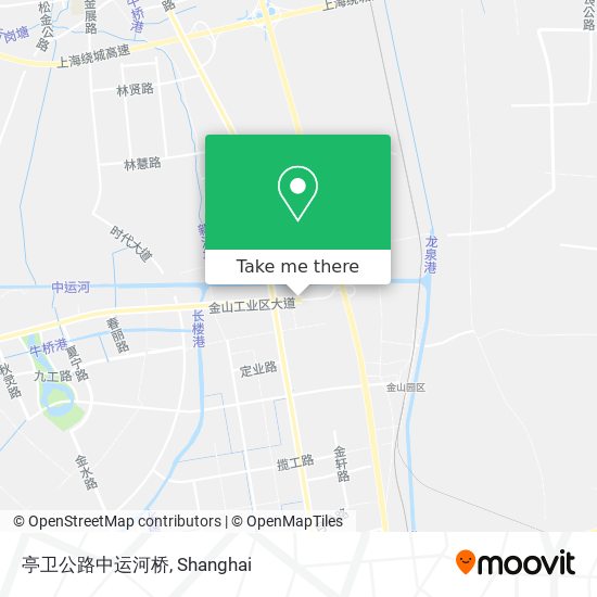 亭卫公路中运河桥 map