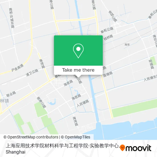 上海应用技术学院材料科学与工程学院-实验教学中心 map