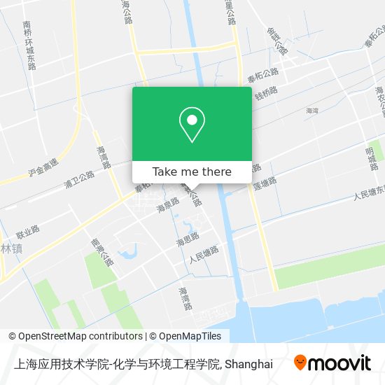 上海应用技术学院-化学与环境工程学院 map