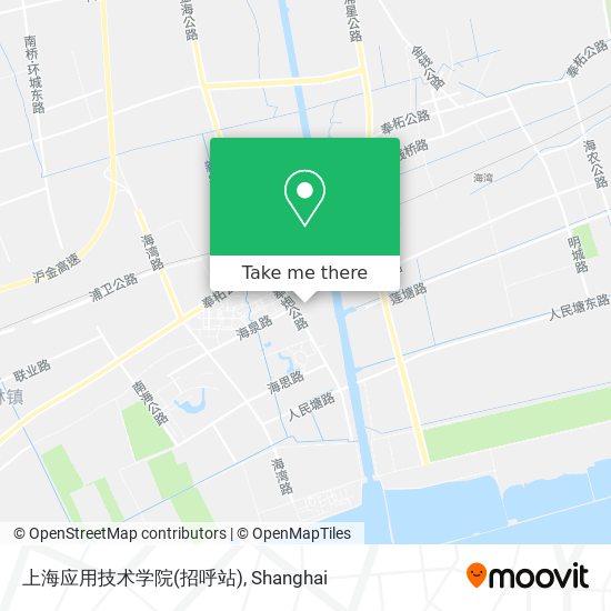 上海应用技术学院(招呼站) map