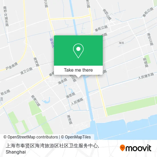 上海市奉贤区海湾旅游区社区卫生服务中心 map
