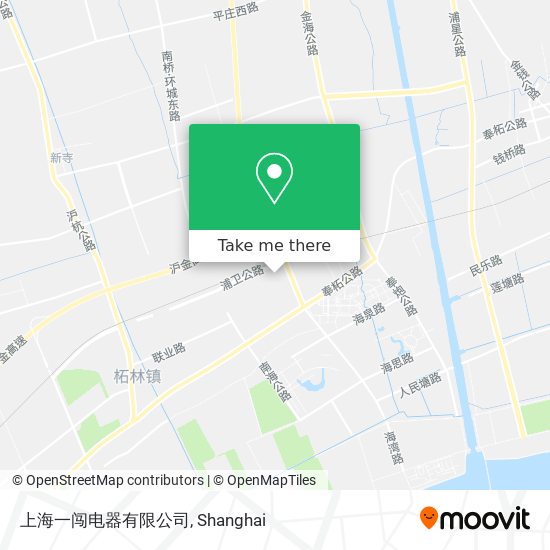 上海一闯电器有限公司 map