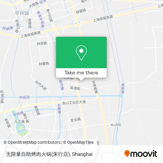 无限量自助烤肉火锅(朱行店) map