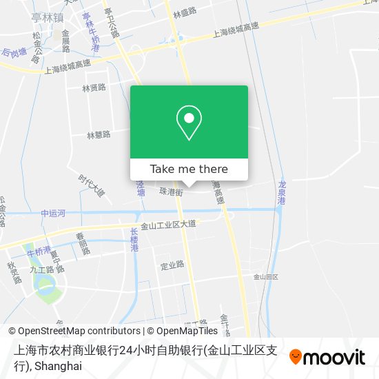 上海市农村商业银行24小时自助银行(金山工业区支行) map