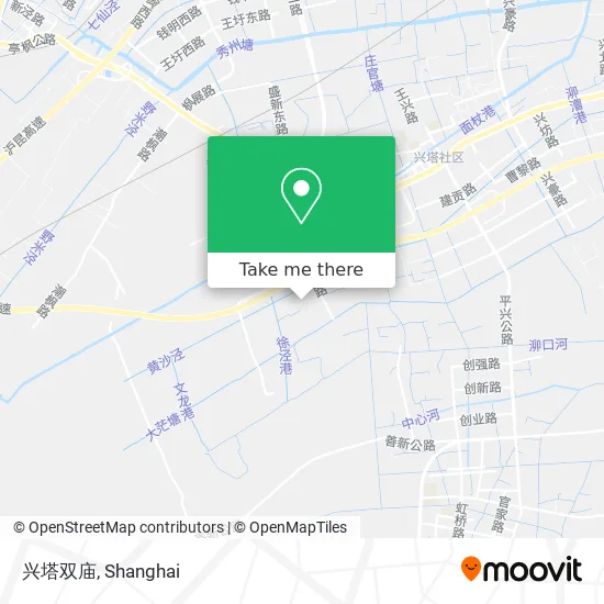 兴塔双庙 map