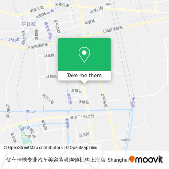 优车卡酷专业汽车美容装潢连锁机构上海店 map