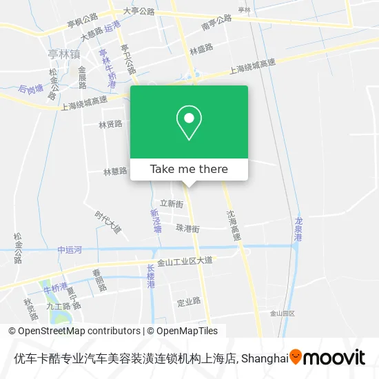 优车卡酷专业汽车美容装潢连锁机构上海店 map