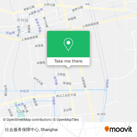 社会服务保障中心 map