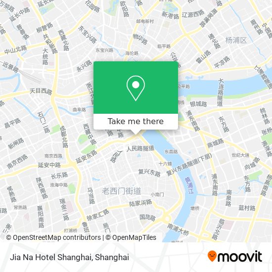 Jia Na Hotel Shanghai map