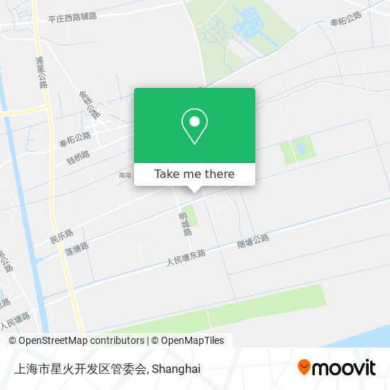 上海市星火开发区管委会 map