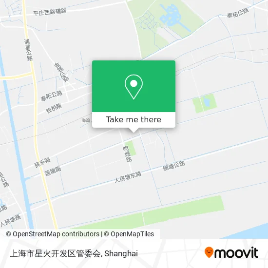 上海市星火开发区管委会 map