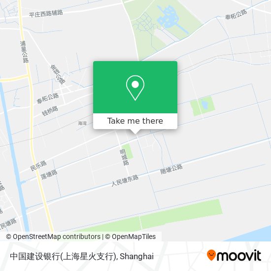 中国建设银行(上海星火支行) map
