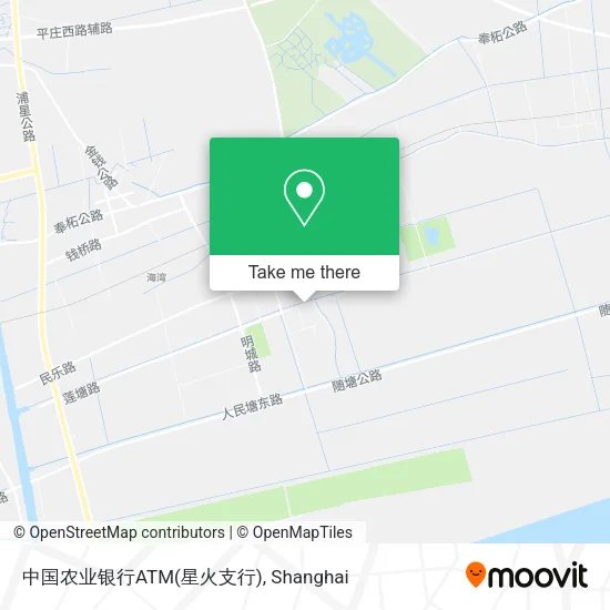 中国农业银行ATM(星火支行) map