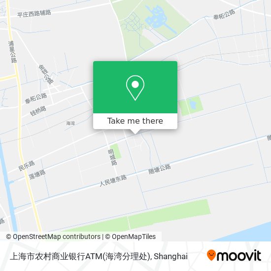 上海市农村商业银行ATM(海湾分理处) map