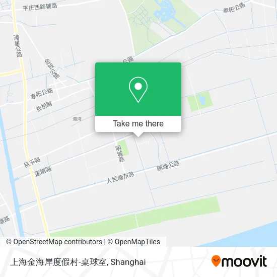 上海金海岸度假村-桌球室 map