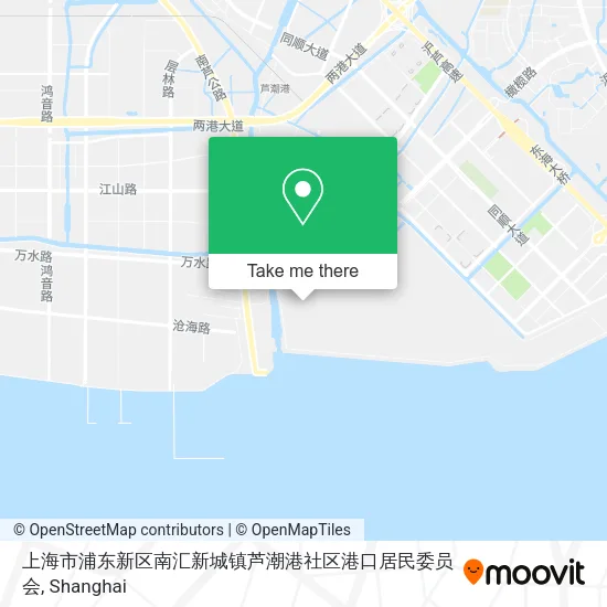 上海市浦东新区南汇新城镇芦潮港社区港口居民委员会 map