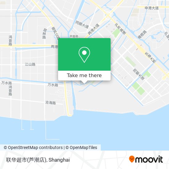 联华超市(芦潮店) map