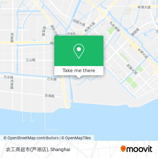 农工商超市(芦潮店) map