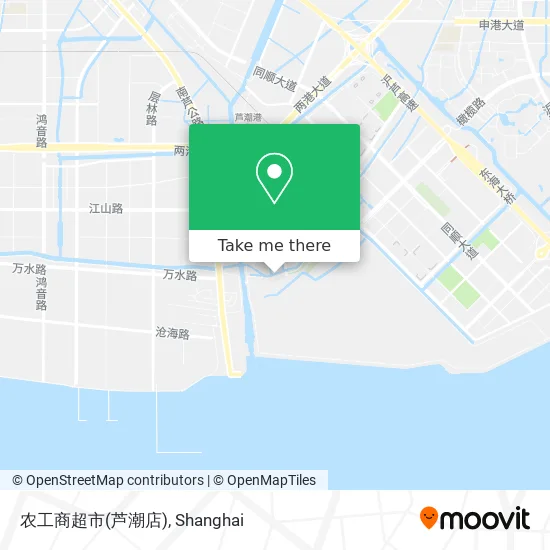 农工商超市(芦潮店) map