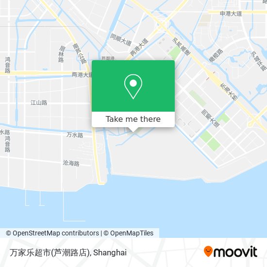 万家乐超市(芦潮路店) map