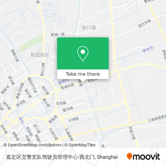 嘉定区交警支队驾驶员管理中心-西北门 map