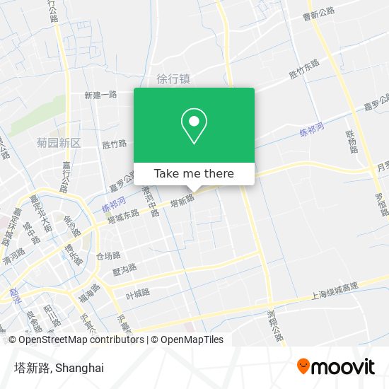 塔新路 map