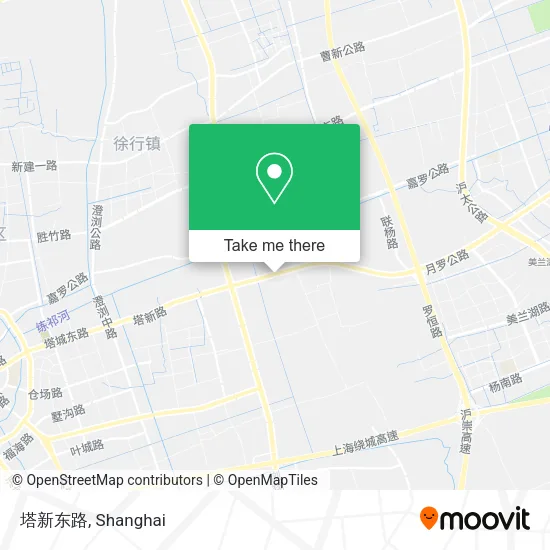 塔新东路 map