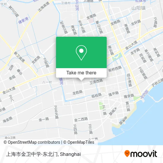 上海市金卫中学-东北门 map